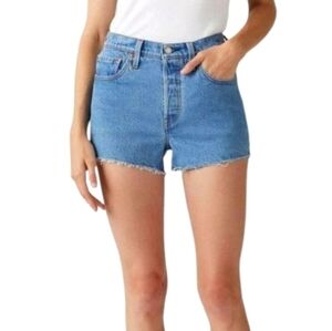 Levi's 501 Original High Waisted Denim Shorts